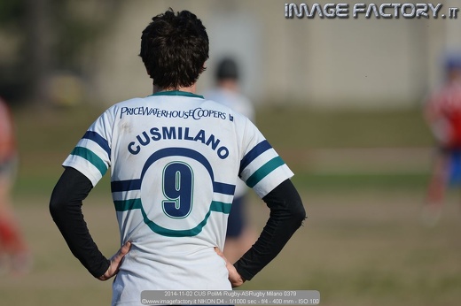2014-11-02 CUS PoliMi Rugby-ASRugby Milano 0379